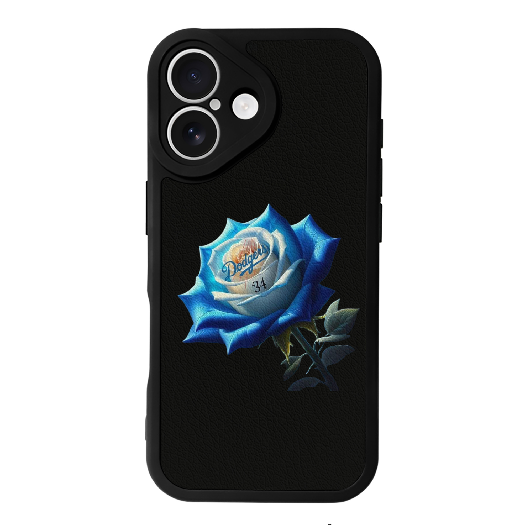  IPhone 16 Silicone Leather Case – UV Print, Lambskin Texture – Perfect Fit, Wireless Charging Compatible, Scratch Resistant, Precise Cutouts – Stylish Protection For IPhone 16